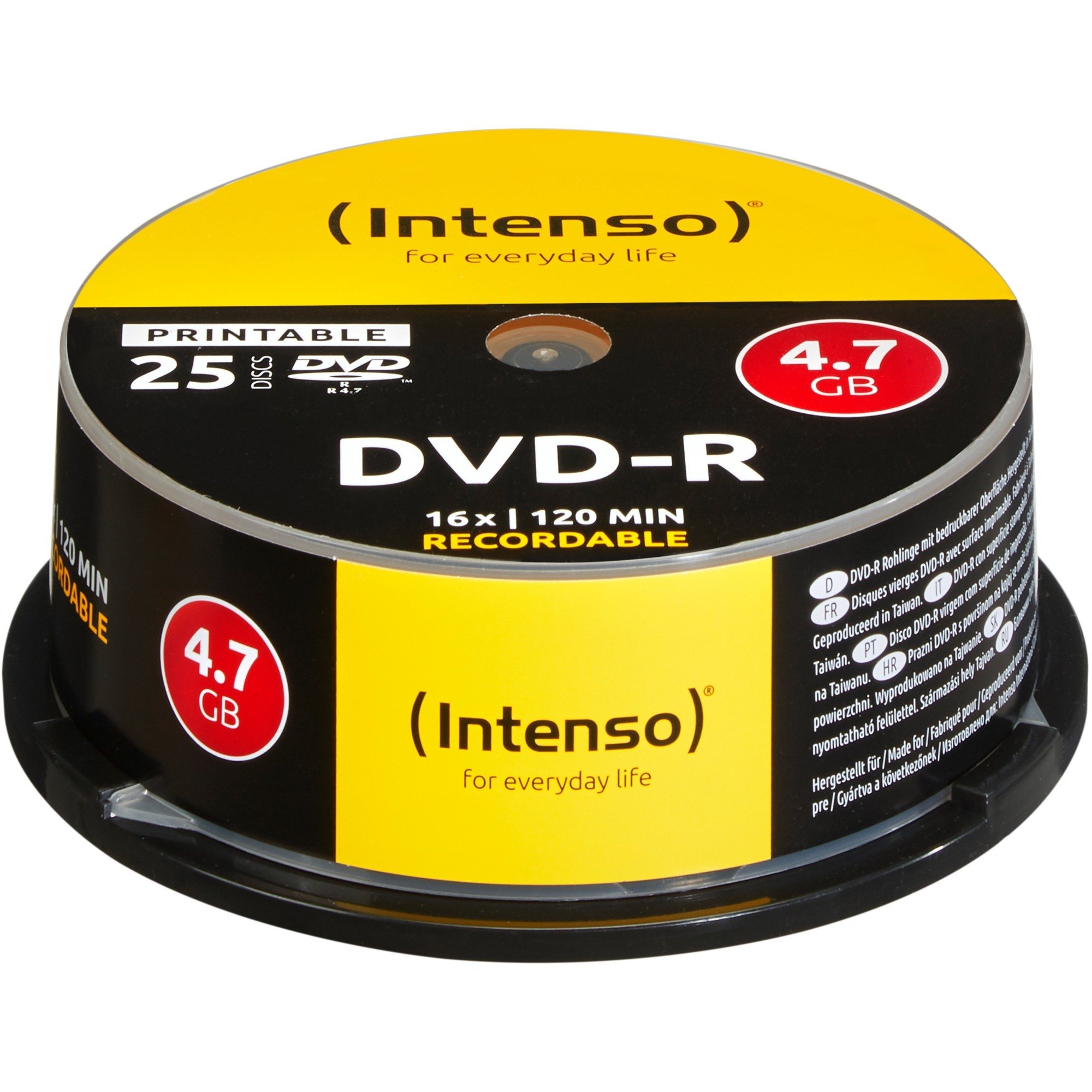 Intenso DVD-R 4,7 GB, DVD-Rohlinge | 04034303004621
