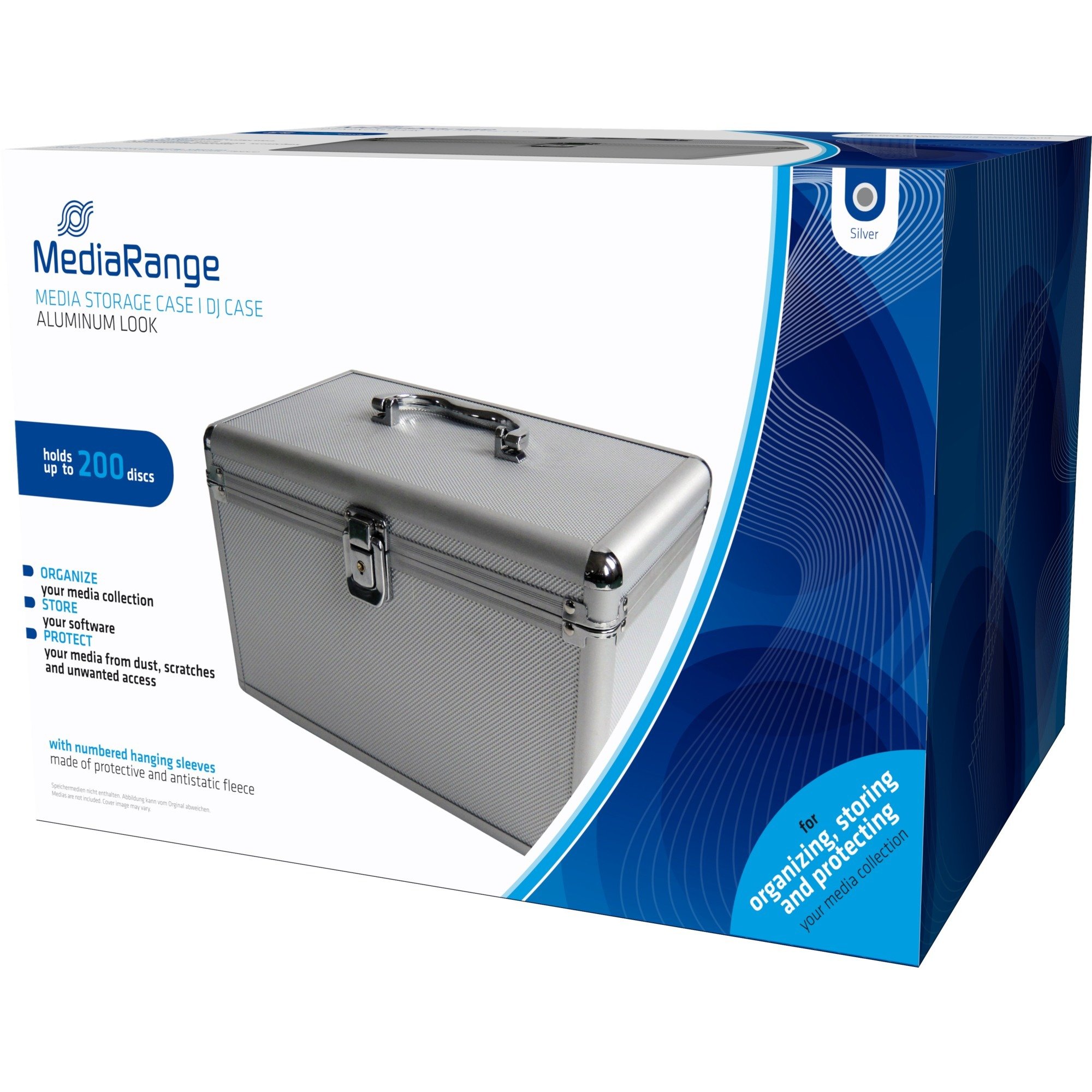 MediaRange CD/DVD Koffer 200-fach | 04260057123374