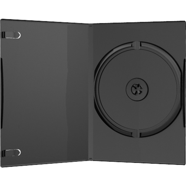 MediaRange DVD Case Single black (100 Stück), Schutzhülle | 04260057125781