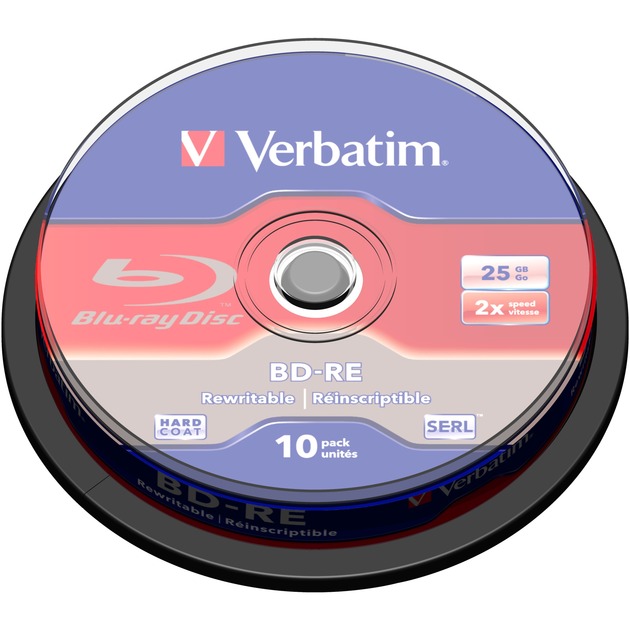 Verbatim BD-RE 25 GB, Blu-ray-Rohlinge | 00023942436942