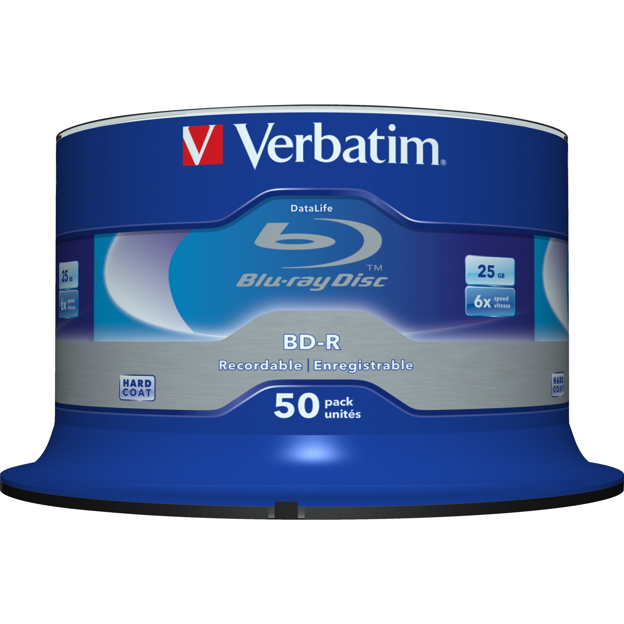 Verbatim BD-R 6x 25 GB DataLife Blu-ray-Rohlinge | 00023942438380