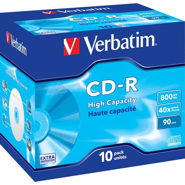 Verbatim CD-R 800 MB, CD-Rohlinge | 00023942434283 Verbatim CD-R 800 MB, CD-Rohlinge | 00023942434283