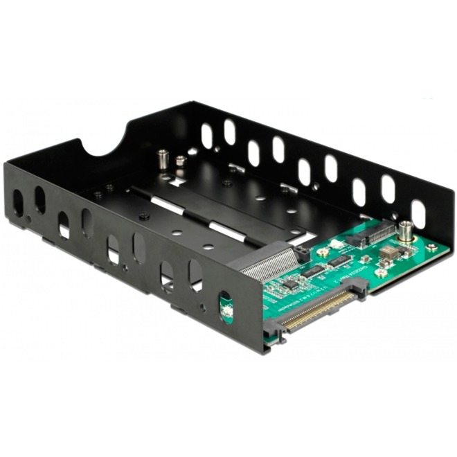 Delock Konverter U.2 SFF-8639 zu M.2 NVMe Key M / U.2 SFF-8639, Einbaurahmen | 04043619639557 Delock Konverter U.2 SFF-8639 zu M.2 NVMe Key M / U.2 SFF-8639, Einbaurahmen | 04043619639557