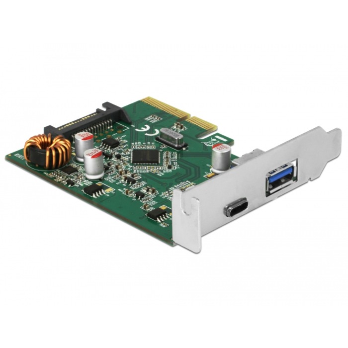 Delock PCIe >1x USB C + 1x USB A, USB-Controller | 04043619902996 Delock PCIe >1x USB C + 1x USB A, USB-Controller | 04043619902996