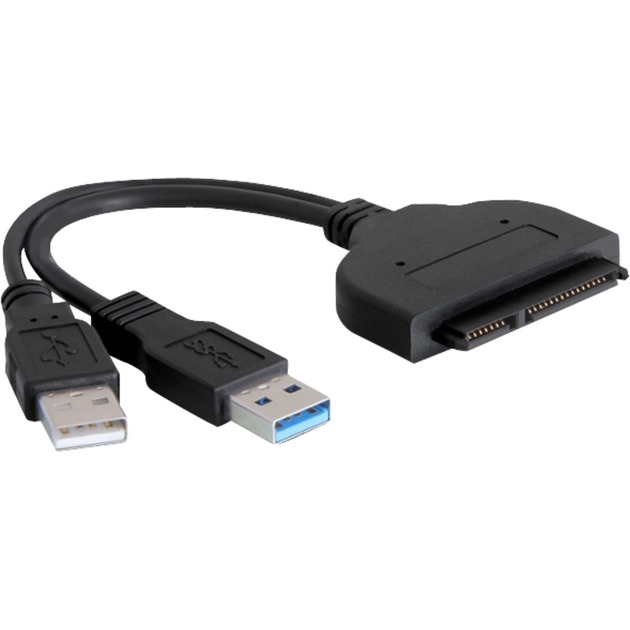 Delock USB 3.2 Gen 1 Konverter, 2x USB-A Stecker > SATA 22 Pin Stecker | 04043619618835 Delock USB 3.2 Gen 1 Konverter, 2x USB-A Stecker > SATA 22 Pin Stecker | 04043619618835