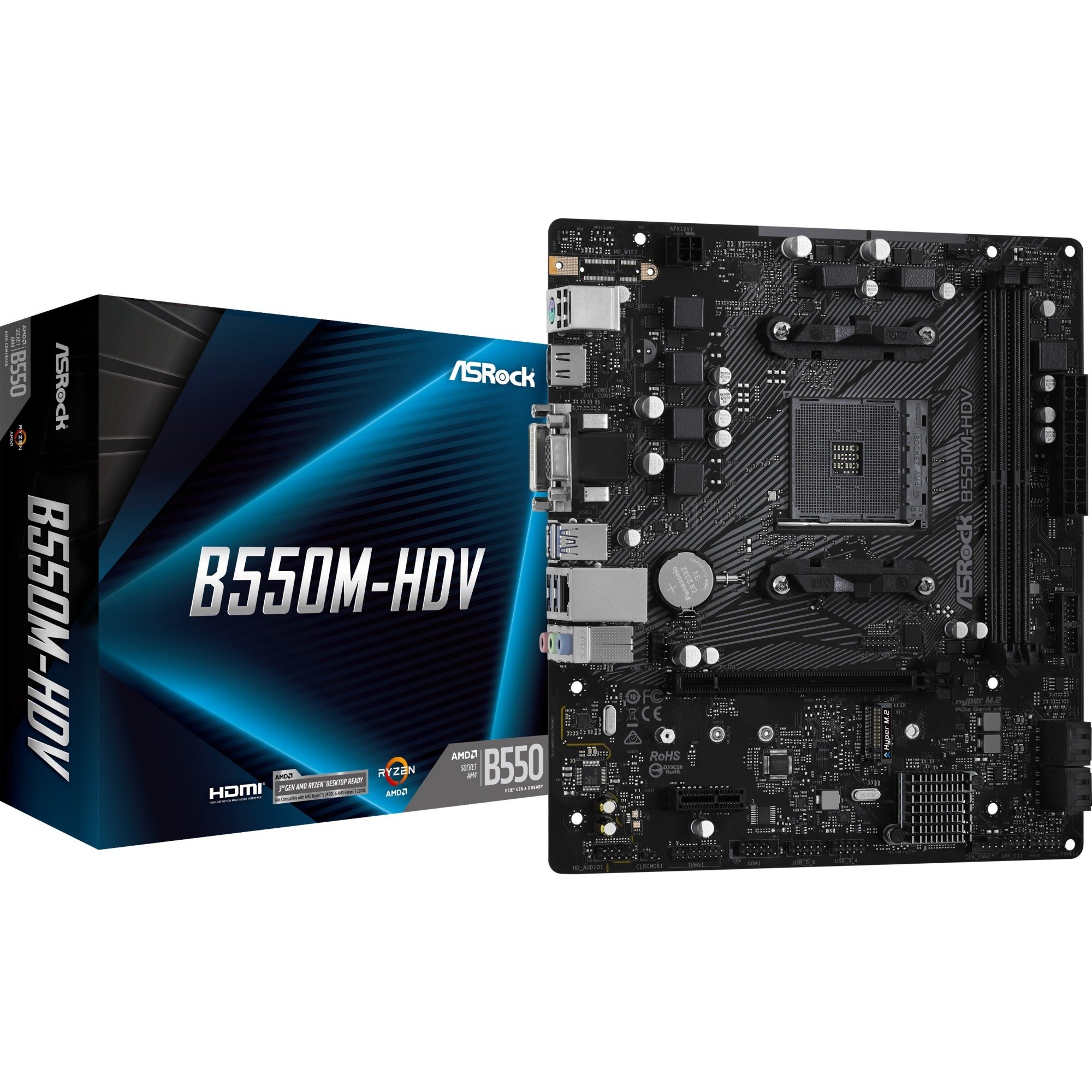 ASRock B550M-HDV, Mainboard | 04710483931635 ASRock B550M-HDV, Mainboard | 04710483931635