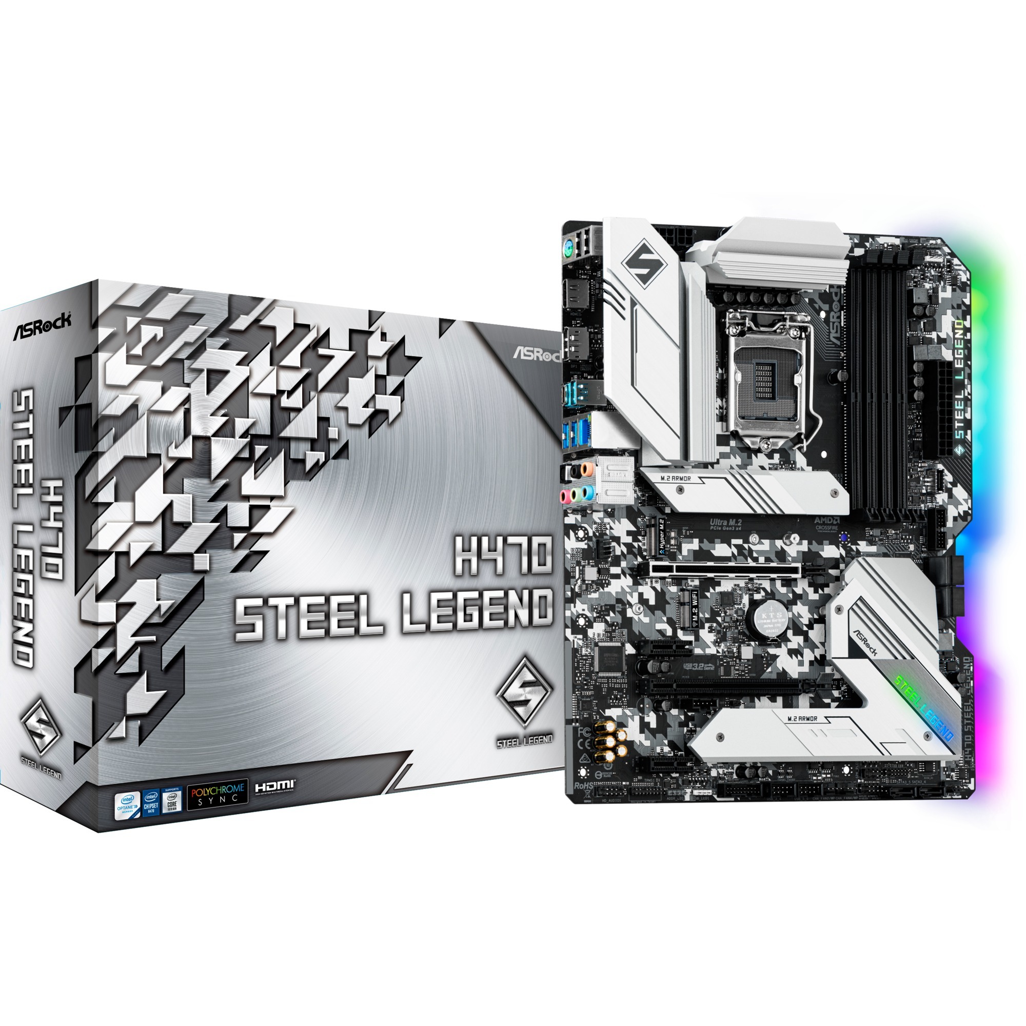 ASRock H470 Steel Legend, Mainboard | 04710483931277
