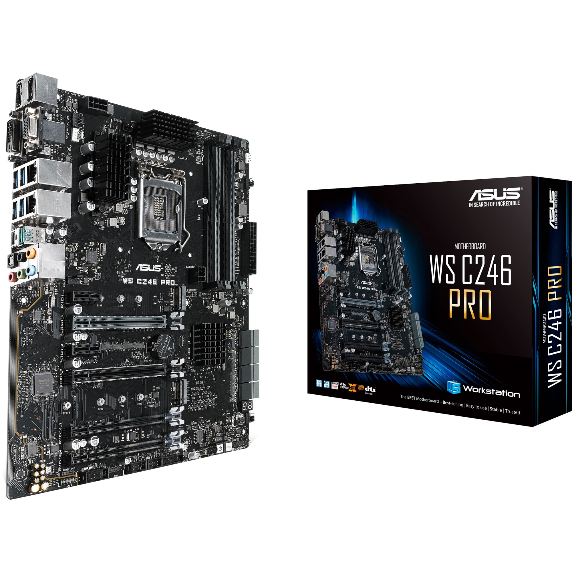 Asus WS C246 PRO, Mainboard | 04712900950762 Asus WS C246 PRO, Mainboard | 04712900950762