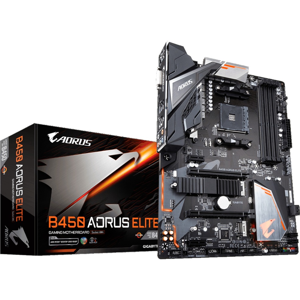 Gigabyte B450 AORUS ELITE, Mainboard | 04719331803995 Gigabyte B450 AORUS ELITE, Mainboard | 04719331803995