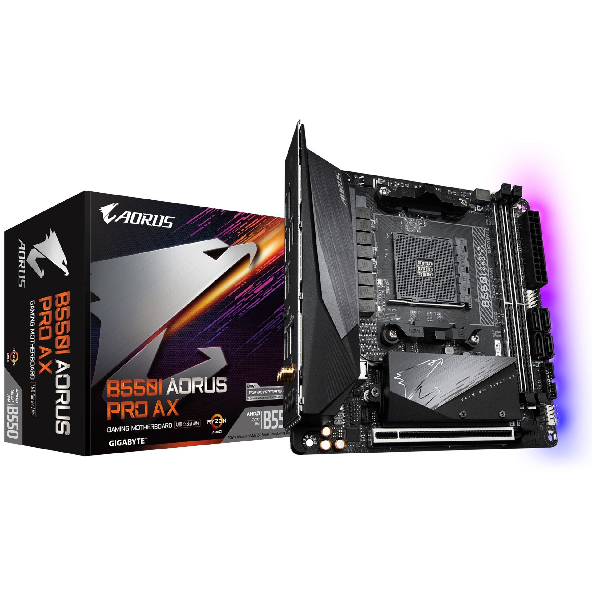 Gigabyte B550I AORUS PRO AX, Mainboard | 04719331809508 Gigabyte B550I AORUS PRO AX, Mainboard | 04719331809508