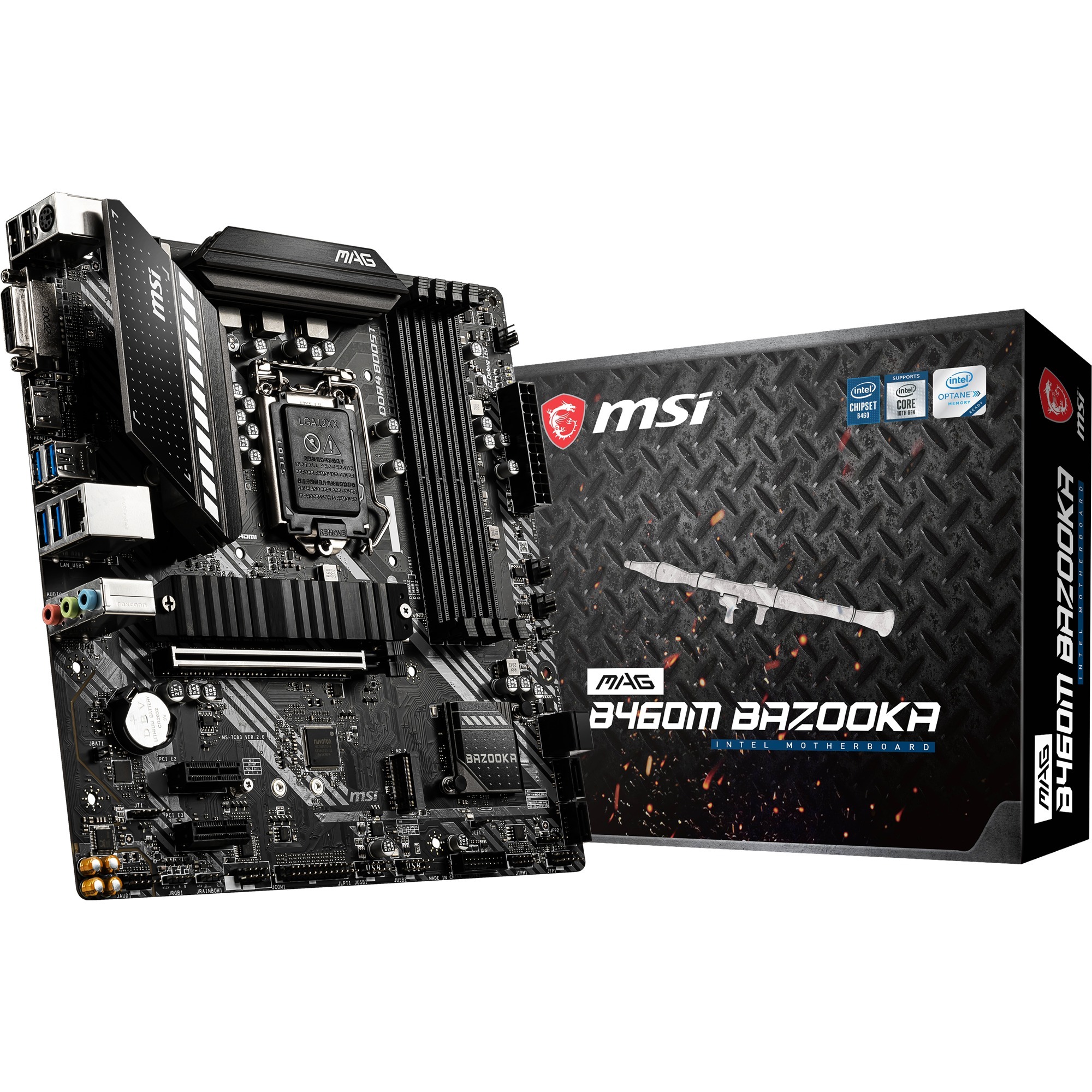 MSI MAG B460M BAZOOKA, Mainboard | 04719072730383