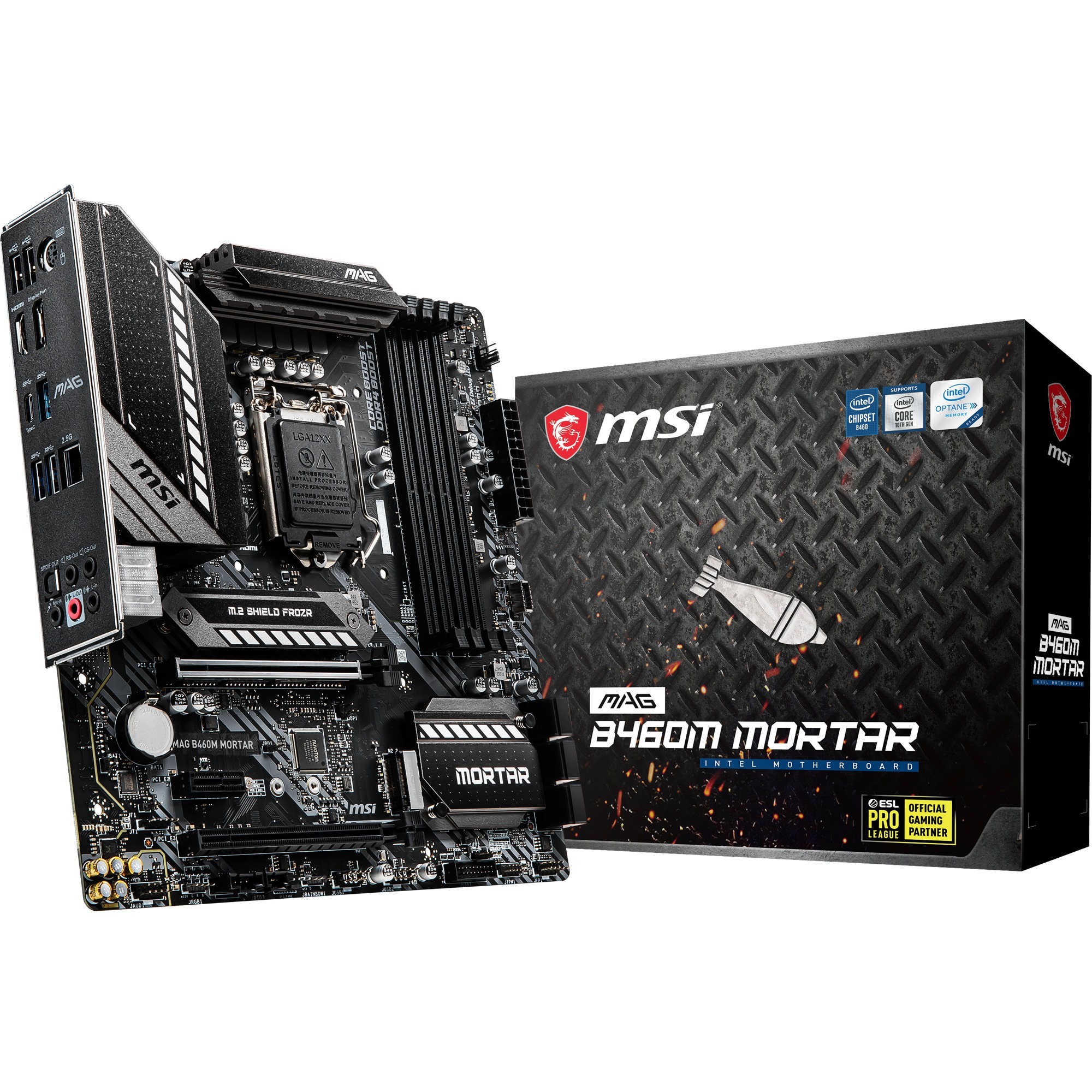 MSI MAG B460M MORTAR, Mainboard | 04719072725020 MSI MAG B460M MORTAR, Mainboard | 04719072725020
