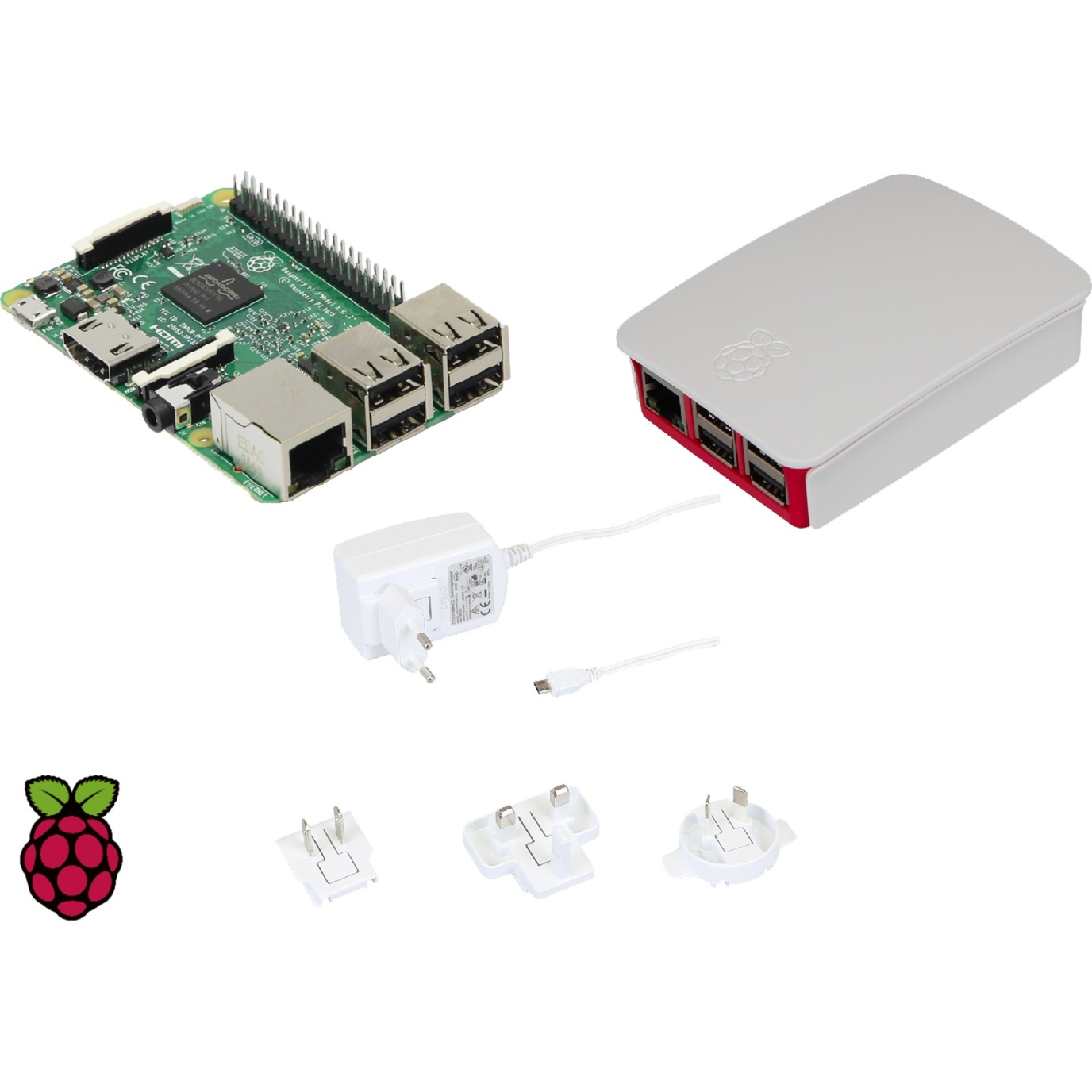 Raspberry Pi Foundation Offizielles Raspberry Bundle, Set | 04250236815015
