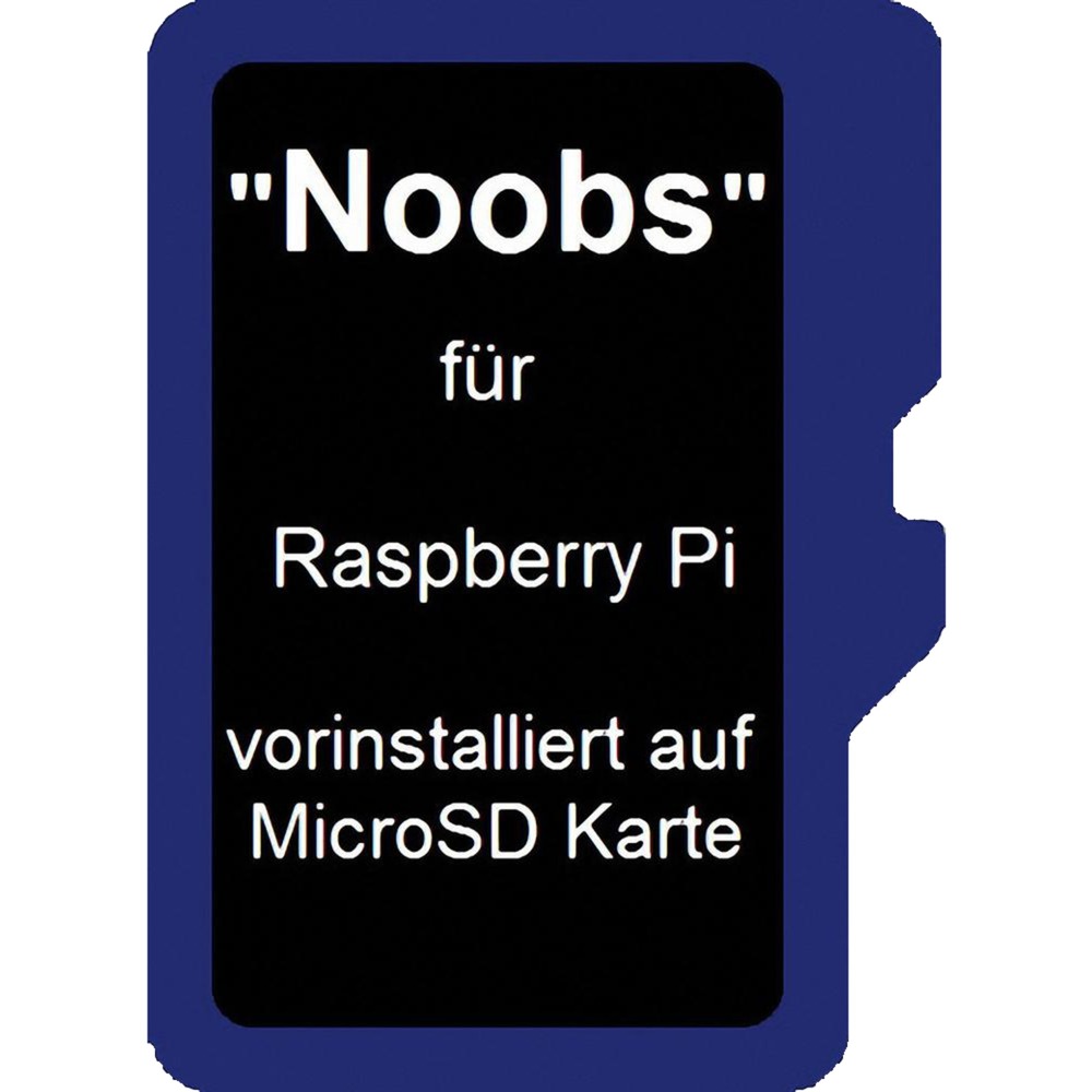 Raspberry Pi Foundation Raspberry microSDKarte 32GB mit NOOBS, Speicherkarte | 04250236819143