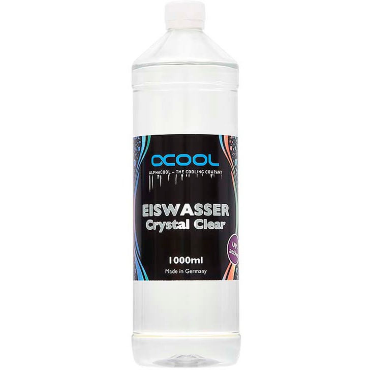 Alphacool Eiswasser Crystal Clear UV-aktiv Fertiggemisch 1000ml , Kühlmittel | 04250197185486 Alphacool Eiswasser Crystal Clear UV-aktiv Fertiggemisch 1000ml , Kühlmittel | 04250197185486
