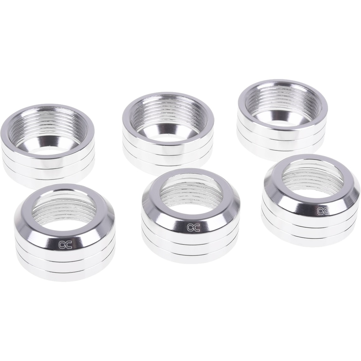 Alphacool Eiszapfen 13mm HardTube Überwurfmutter Modding Pack 6 | 04250197174169 Alphacool Eiszapfen 13mm HardTube Überwurfmutter Modding Pack 6 | 04250197174169
