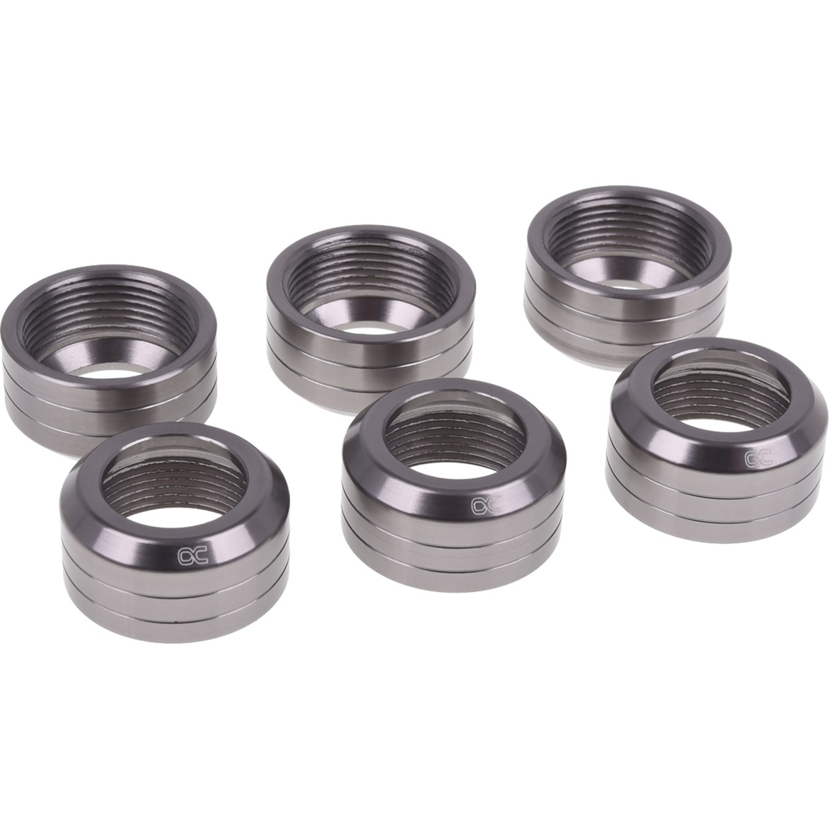 Alphacool Eiszapfen 13mm HardTube Überwurfmutter Modding Pack 6 | 04250197174138 Alphacool Eiszapfen 13mm HardTube Überwurfmutter Modding Pack 6 | 04250197174138