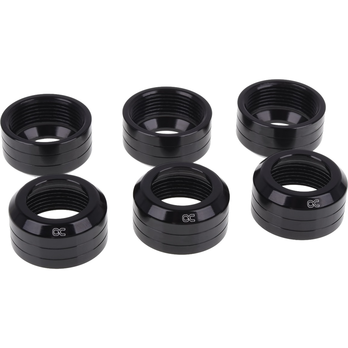 Alphacool Eiszapfen 13mm HardTube Überwurfmutter Modding Pack 6 | 04250197174145 Alphacool Eiszapfen 13mm HardTube Überwurfmutter Modding Pack 6 | 04250197174145