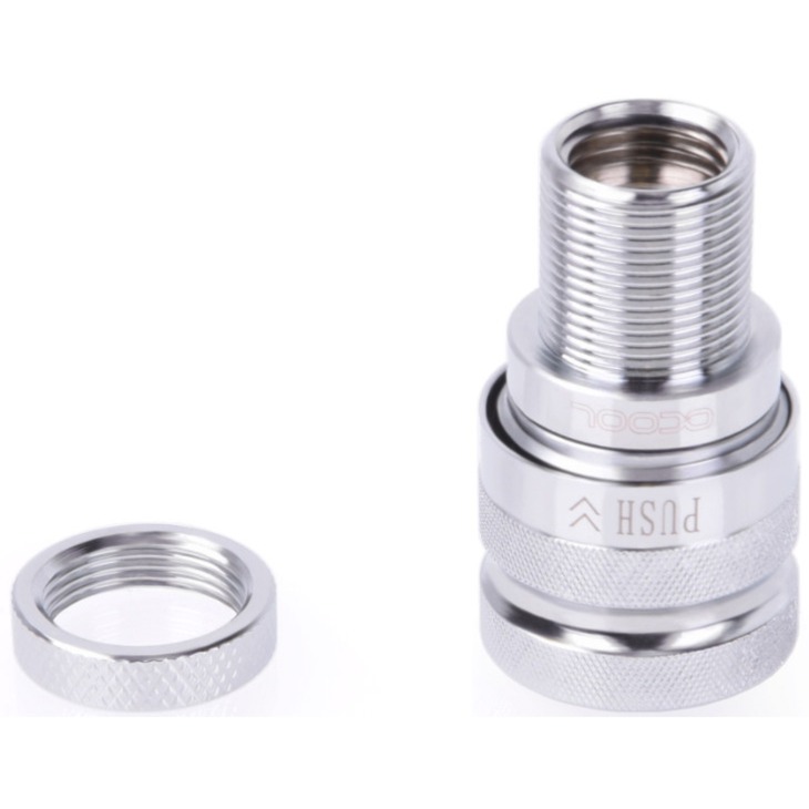Alphacool Eiszapfen Schnellverschluss Kupplung Schott G1/4 IG – Chrome | 04250197174589 Alphacool Eiszapfen Schnellverschluss Kupplung Schott G1/4 IG – Chrome | 04250197174589