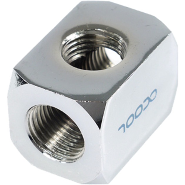 Alphacool HF Anschlussterminal TEE T-Stück Rund G1/4, Anschlüsse | 04250197170291 Alphacool HF Anschlussterminal TEE T-Stück Rund G1/4, Anschlüsse | 04250197170291