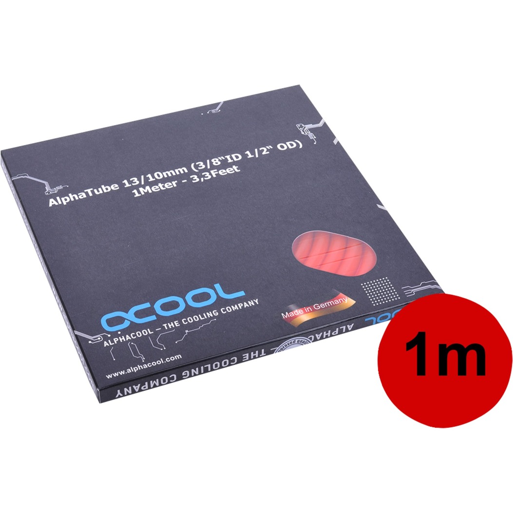 Alphacool Schlauch AlphaTube HF 13/10 (3/8″ID) – UV Rot 1m | 04250197185325 Alphacool Schlauch AlphaTube HF 13/10 (3/8″ID) – UV Rot 1m | 04250197185325