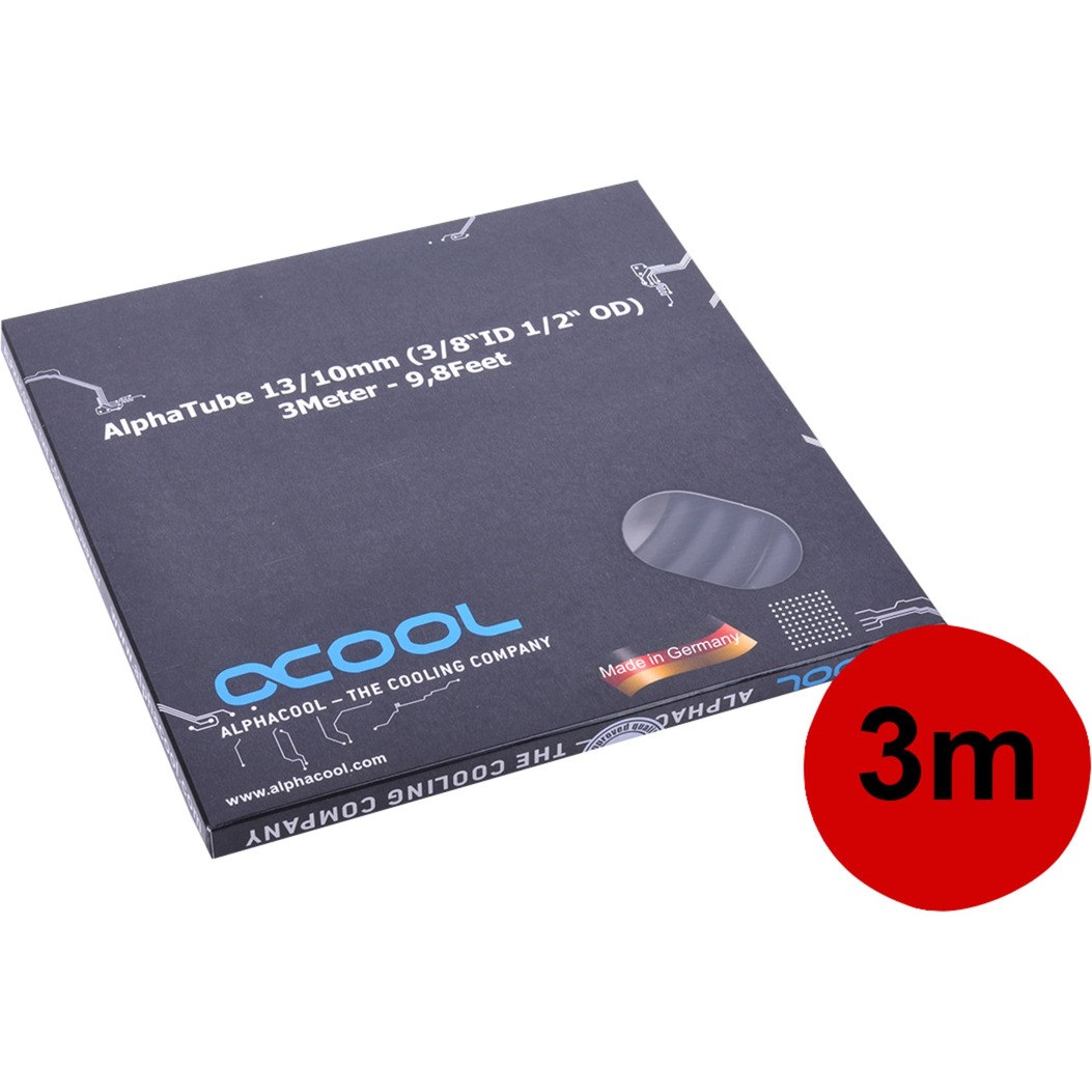 Alphacool Schlauch AlphaTube HF 13/10 (3/8″ID) – UV Schwarz | 04250197184175 Alphacool Schlauch AlphaTube HF 13/10 (3/8″ID) – UV Schwarz | 04250197184175