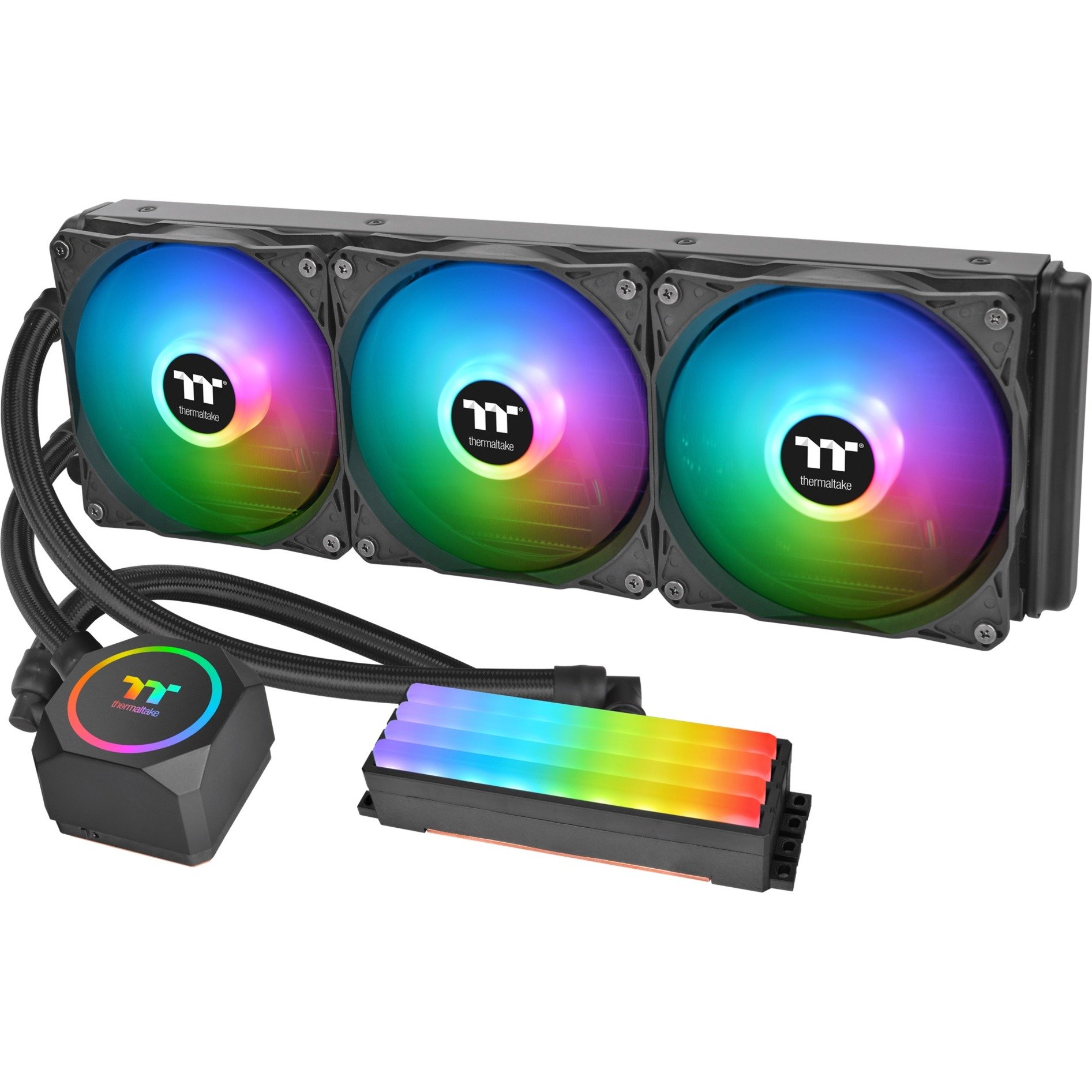 Thermaltake Floe RC360 CPU & Memory AIO Liquid Cooler 360mm, Wasserkühlung | 04713227526814 Thermaltake Floe RC360 CPU & Memory AIO Liquid Cooler 360mm, Wasserkühlung | 04713227526814