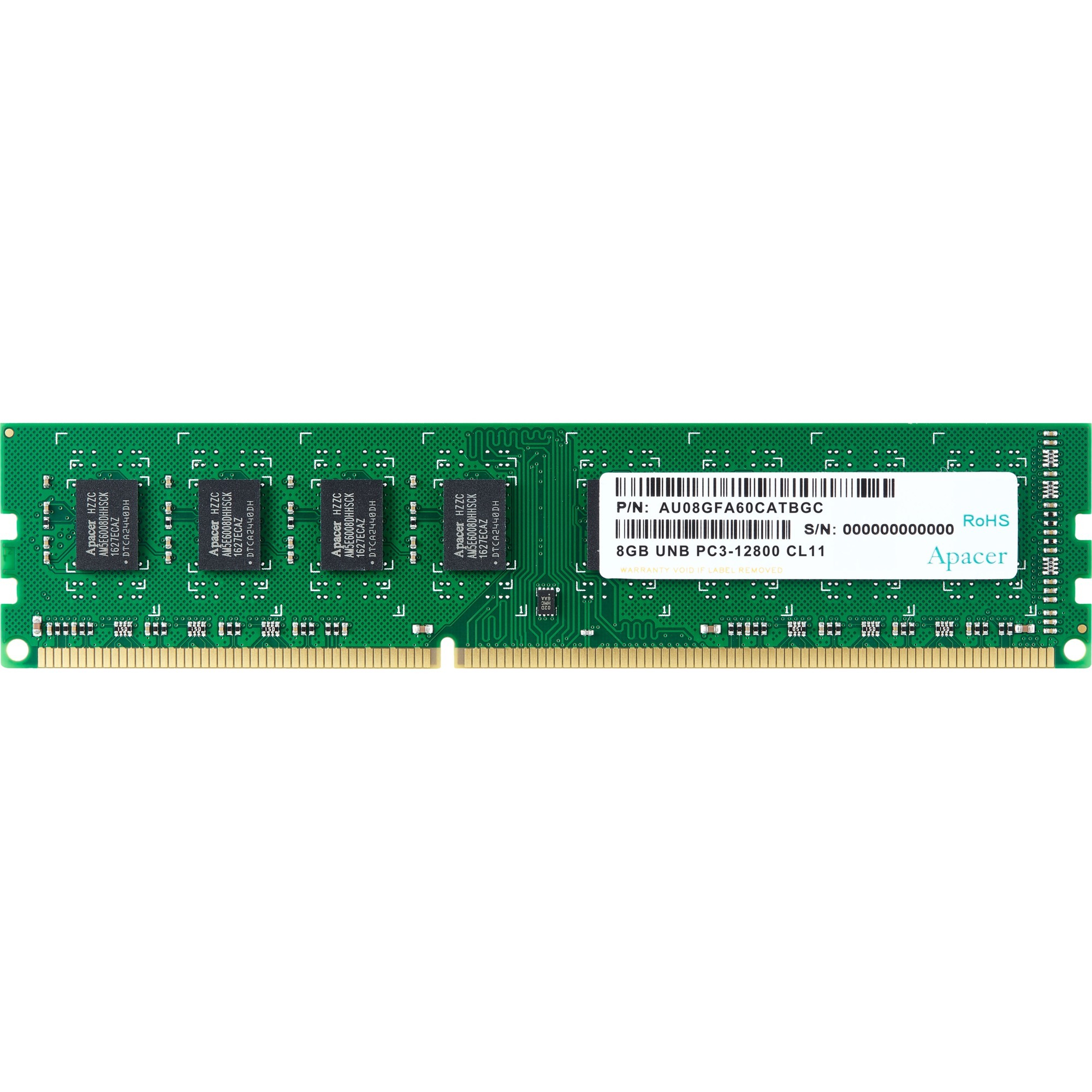 Apacer DIMM 8 GB DDR3-1600 (1x 8 GB) , Arbeitsspeicher | 04712389886903 Apacer DIMM 8 GB DDR3-1600 (1x 8 GB) , Arbeitsspeicher | 04712389886903