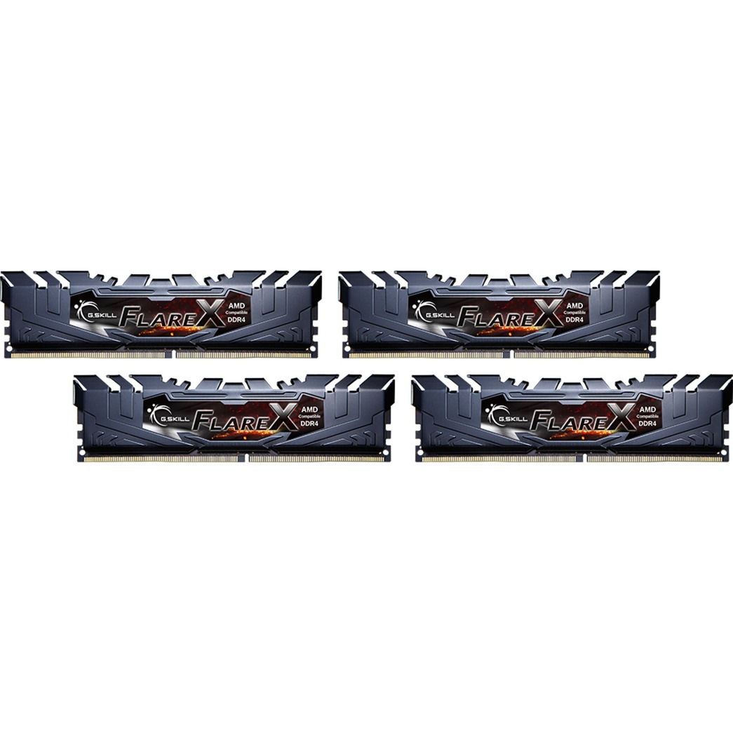 G.Skill DIMM 64 GB DDR4-3200 (4x 16 GB) Quad-Kit, Arbeitsspeicher | 04713294223722 G.Skill DIMM 64 GB DDR4-3200 (4x 16 GB) Quad-Kit, Arbeitsspeicher | 04713294223722