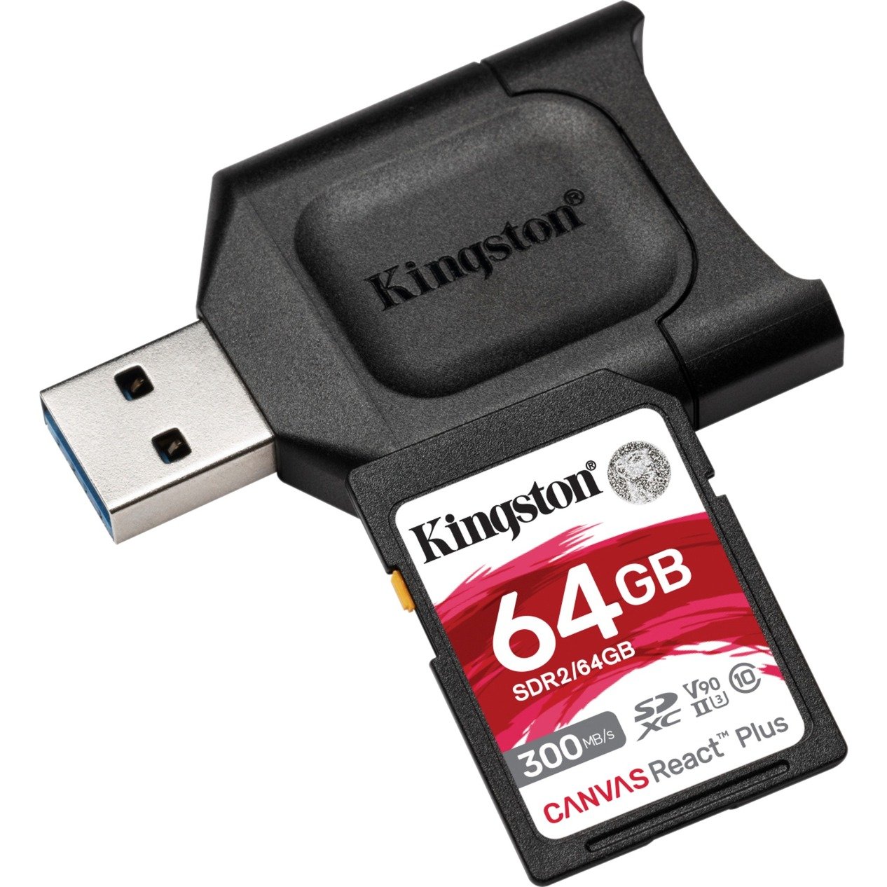 Kingston Canvas React Plus 64 GB SDXC, Speicherkarte | 00740617302851 Kingston Canvas React Plus 64 GB SDXC, Speicherkarte | 00740617302851