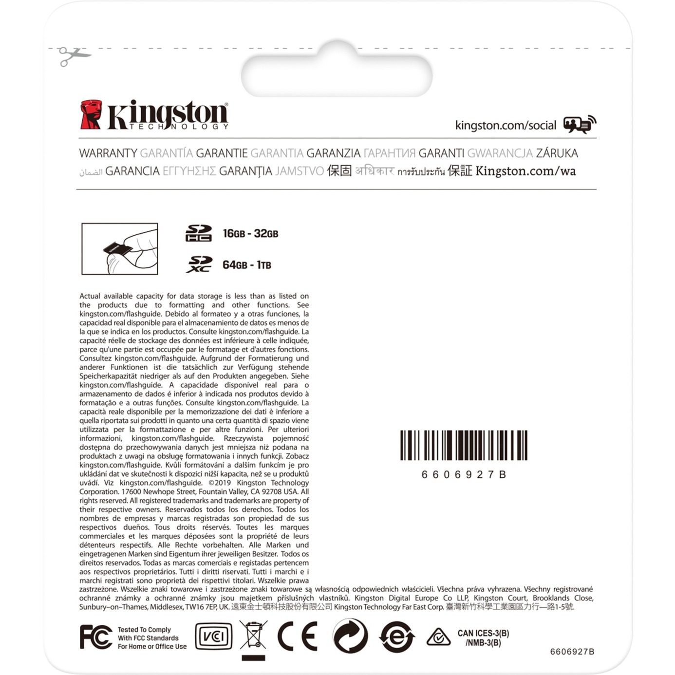 Kingston Canvas Select Plus 64 GB SDXC, Speicherkarte schwarz, UHS-I U1 ...