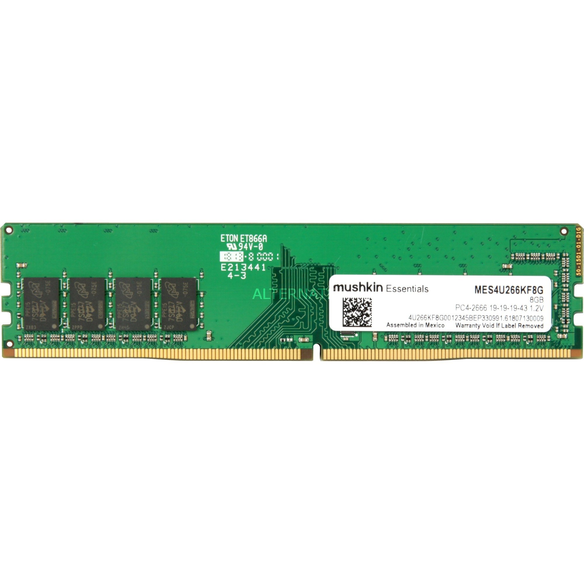 Mushkin DIMM 8 GB DDR4-2666  , Arbeitsspeicher | 00846651027924