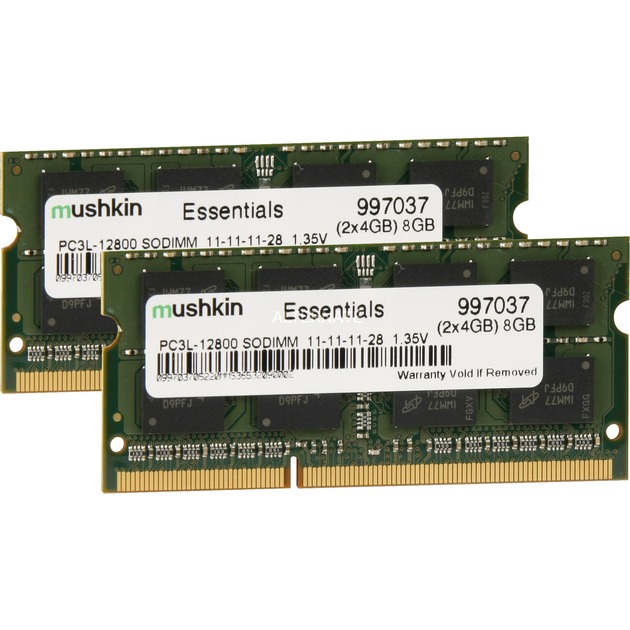 Mushkin SO-DIMM 8 GB DDR3-1600 (2x 4 GB) Dual-Kit, Arbeitsspeicher | 00846651017017 Mushkin SO-DIMM 8 GB DDR3-1600 (2x 4 GB) Dual-Kit, Arbeitsspeicher | 00846651017017