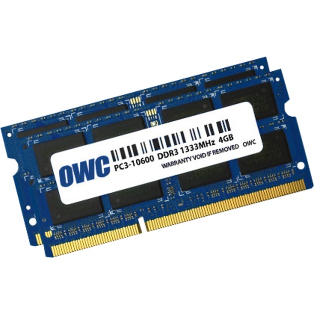 OWC SO-DIMM 8 GB DDR3-1333 (2x 4 GB) Dual-Kit, für MAC , Arbeitsspeicher | 00794504764024 OWC SO-DIMM 8 GB DDR3-1333 (2x 4 GB) Dual-Kit, für MAC , Arbeitsspeicher | 00794504764024