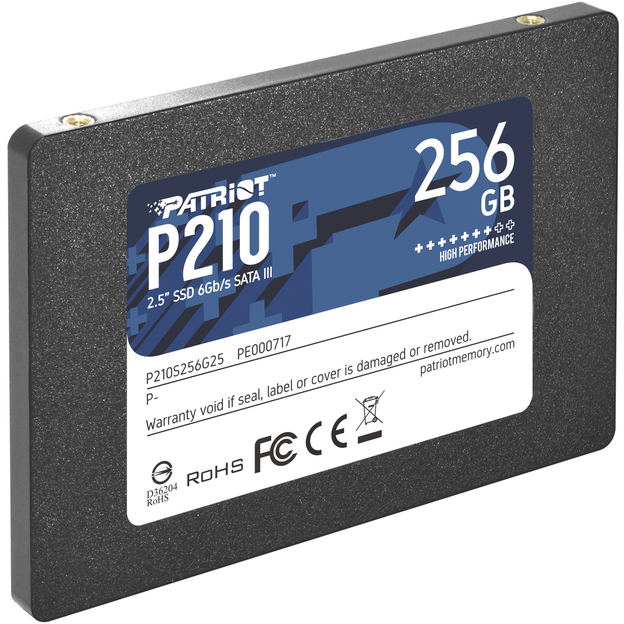 Patriot P210 256 GB, SSD | 00814914026809 Patriot P210 256 GB, SSD | 00814914026809