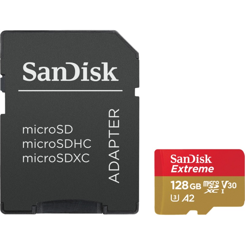 Sandisk Extreme 128 GB microSDXC, Speicherkarte | 00619659169688 Sandisk Extreme 128 GB microSDXC, Speicherkarte | 00619659169688