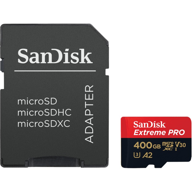 Sandisk Extreme PRO 400 GB microSDXC, Speicherkarte | 00619659167370 Sandisk Extreme PRO 400 GB microSDXC, Speicherkarte | 00619659167370