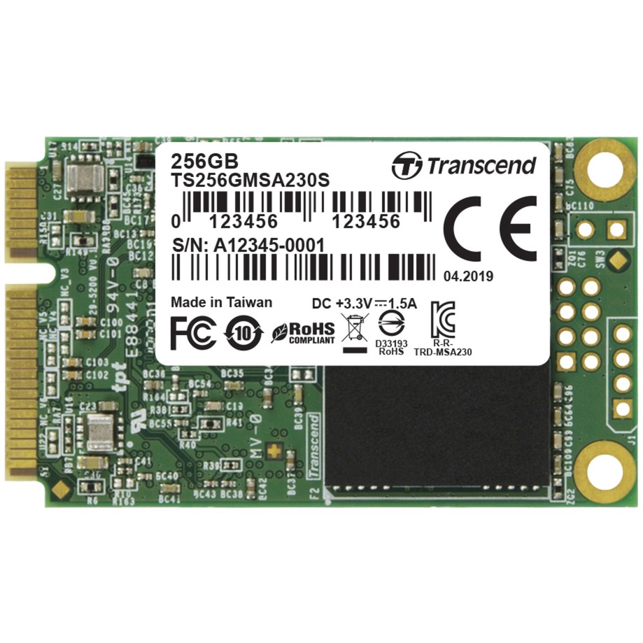 Transcend 230S 256 GB mSATA, SSD | 00760557843689 Transcend 230S 256 GB mSATA, SSD | 00760557843689