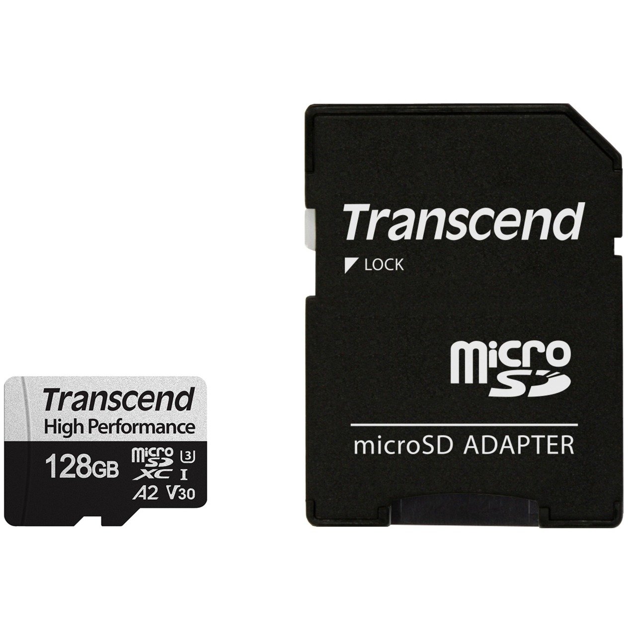 Transcend 330S 128 GB microSDXC, Speicherkarte | 00760557843306
