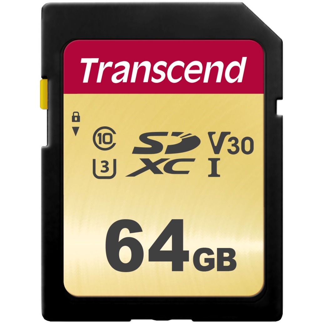 Transcend 500S 64 GB, Speicherkarte | 00760557841173