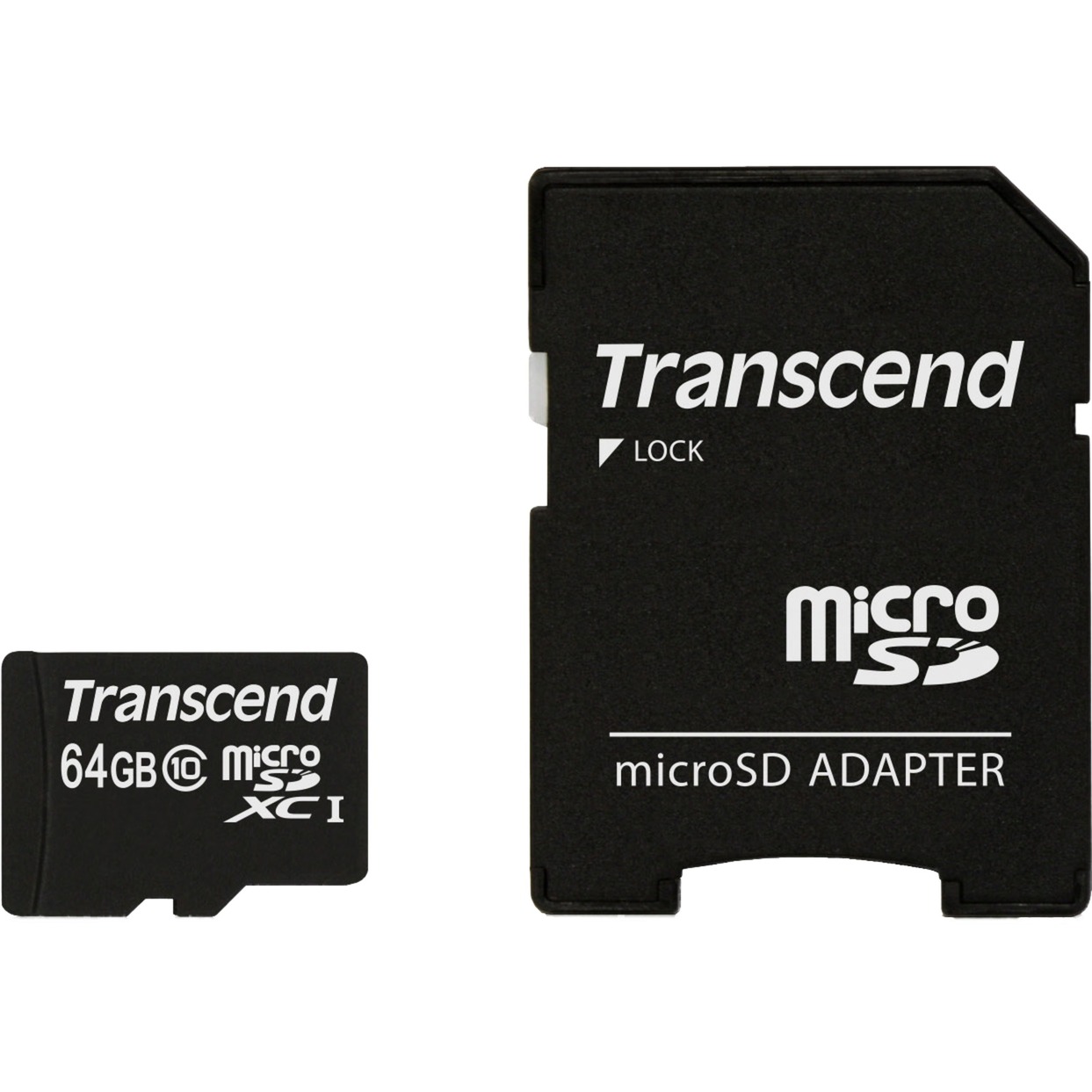 Transcend 64 GB microSDXC, Speicherkarte | 00760557833673 Transcend 64 GB microSDXC, Speicherkarte | 00760557833673
