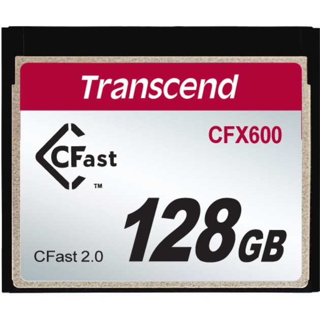 Transcend CFast 2.0 CFX600 128 GB, Speicherkarte | 00760557830061 Transcend CFast 2.0 CFX600 128 GB, Speicherkarte | 00760557830061