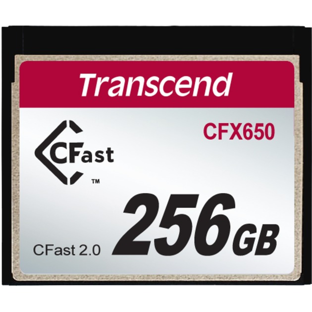 Transcend CFast 2.0 CFX650 256 GB, Speicherkarte | 00760557830153 Transcend CFast 2.0 CFX650 256 GB, Speicherkarte | 00760557830153