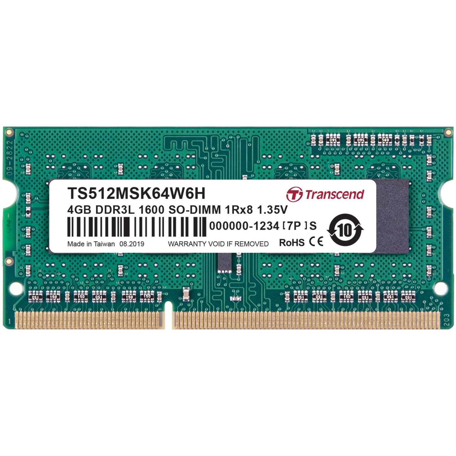 Transcend SO-DIMM 4GB DDR3L-1600, Arbeitsspeicher | 00760557823933 Transcend SO-DIMM 4GB DDR3L-1600, Arbeitsspeicher | 00760557823933