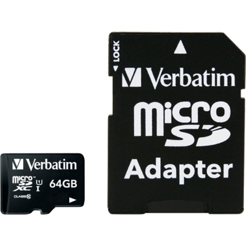 Verbatim 64 GB microSDXC, Speicherkarte | 00023942440840 Verbatim 64 GB microSDXC, Speicherkarte | 00023942440840