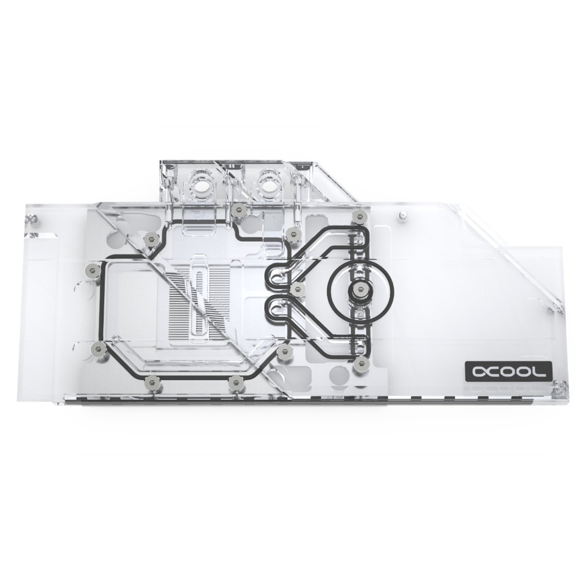 Eisblock Aurora Acryl GPX-A AMD Radeon RX 5700 XT XFX Thicc II / III , Wasserkühlung