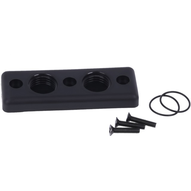 Alphacool Eisblock GPX Acetal Terminal Abdeckung – Black | 04250197129275