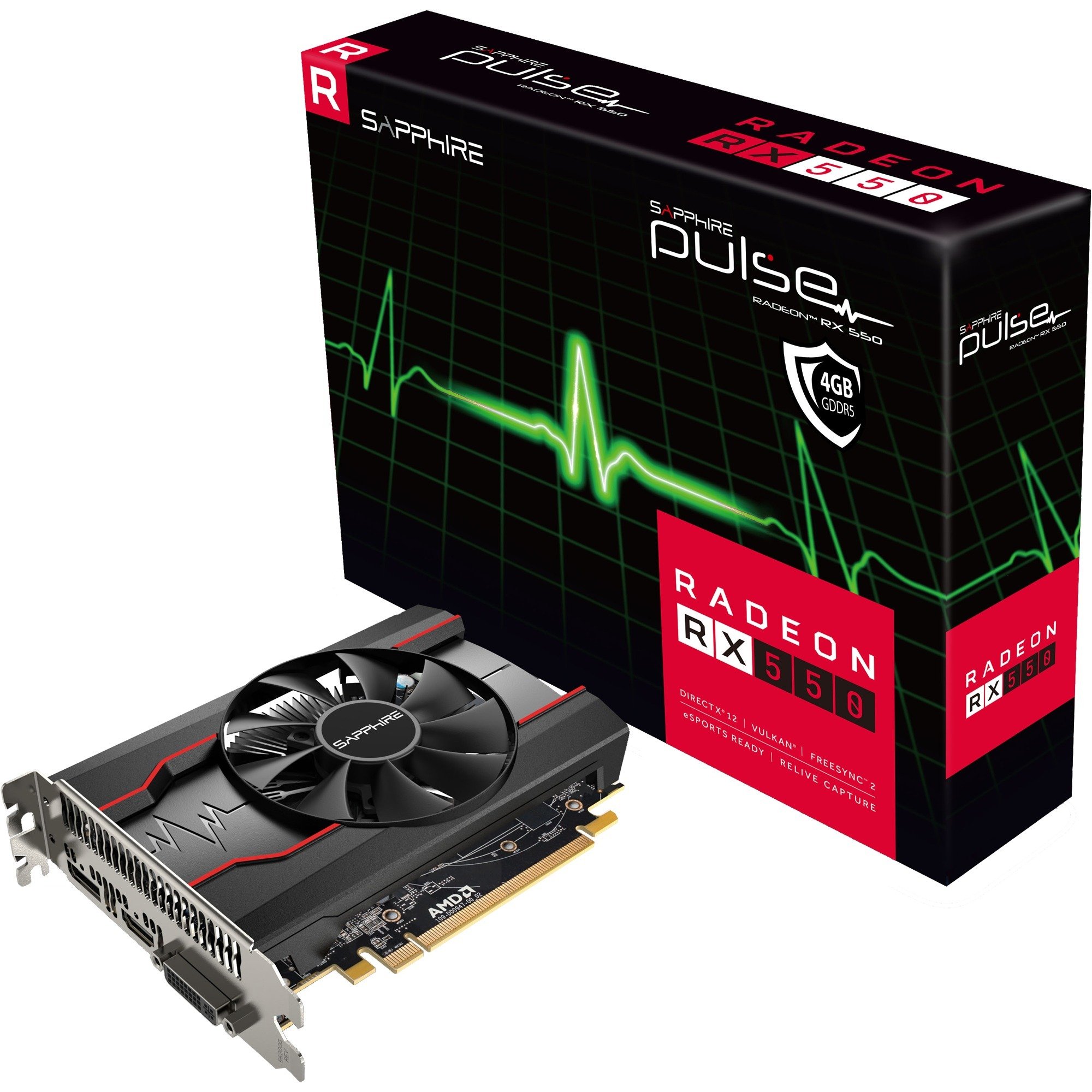 Sapphire Radeon RX 550 PULSE, Grafikkarte | 04895106282148