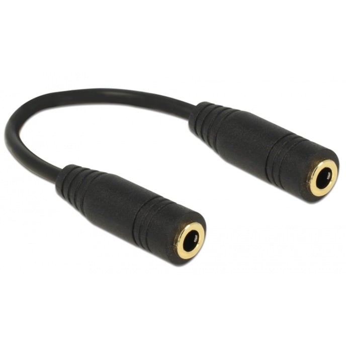 Adapter Klinke 3,5mm 4Pin (Buchse) > 3,5mm 4Pin (Buchse)