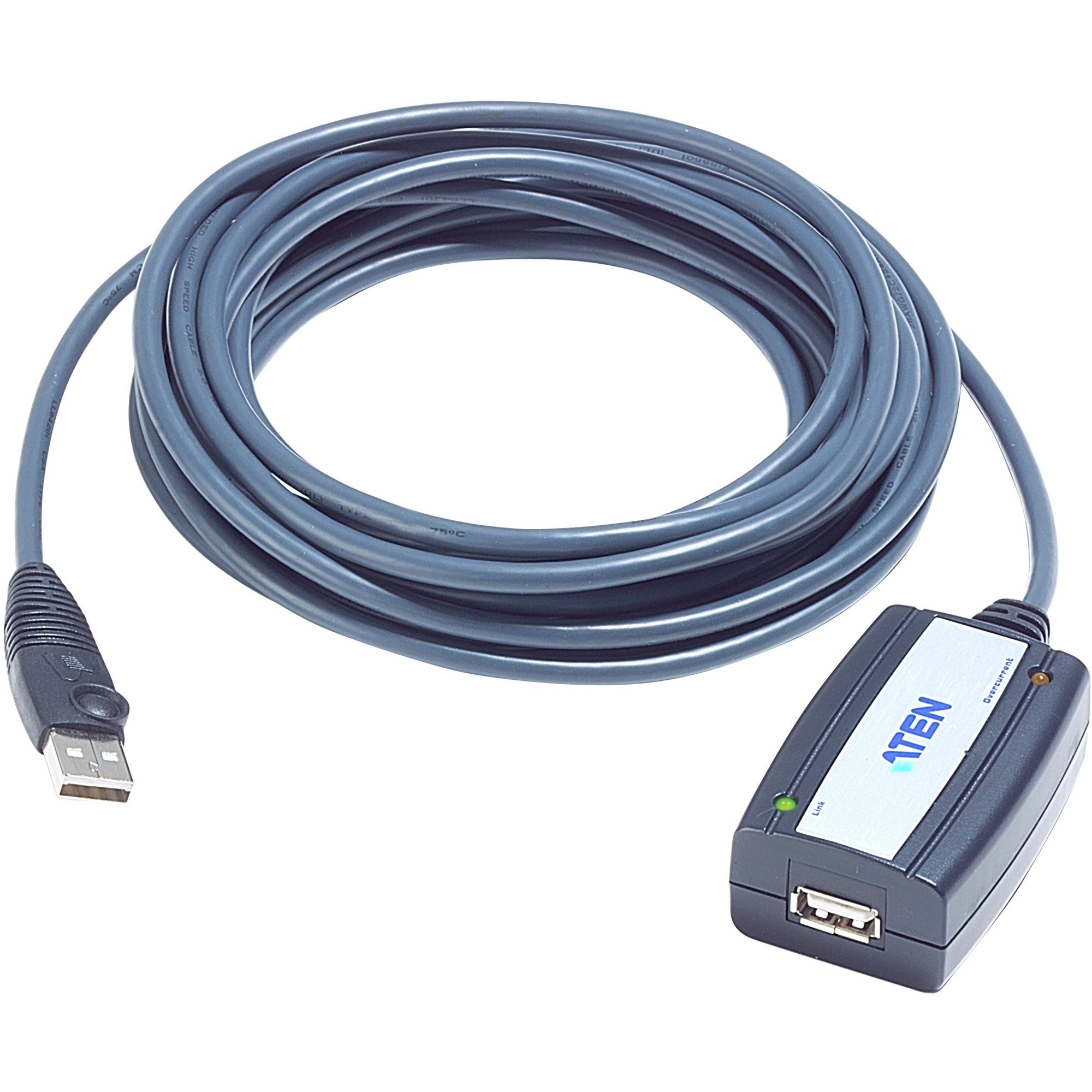 Aten USB 2.0 Aktivverlängerungskabel, USB-A Stecker > USB-A Buchse | 04710423770737 Aten USB 2.0 Aktivverlängerungskabel, USB-A Stecker > USB-A Buchse | 04710423770737